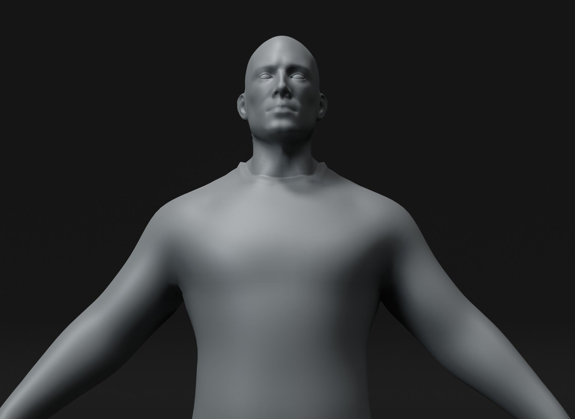 Clothed Male and Female Body Base Mesh 3D Model 10k Polygons Low-poly 3D model_39
