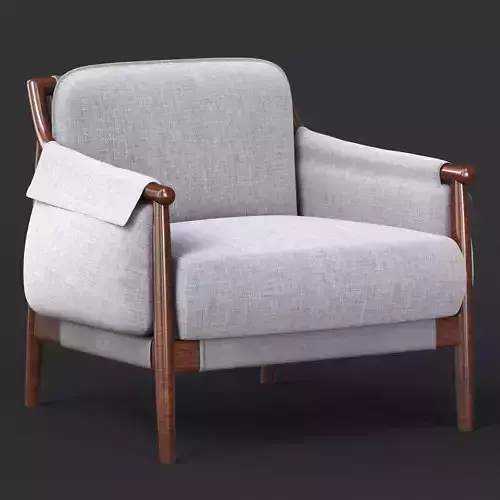 TIMES LOUNGE Fabric armchair