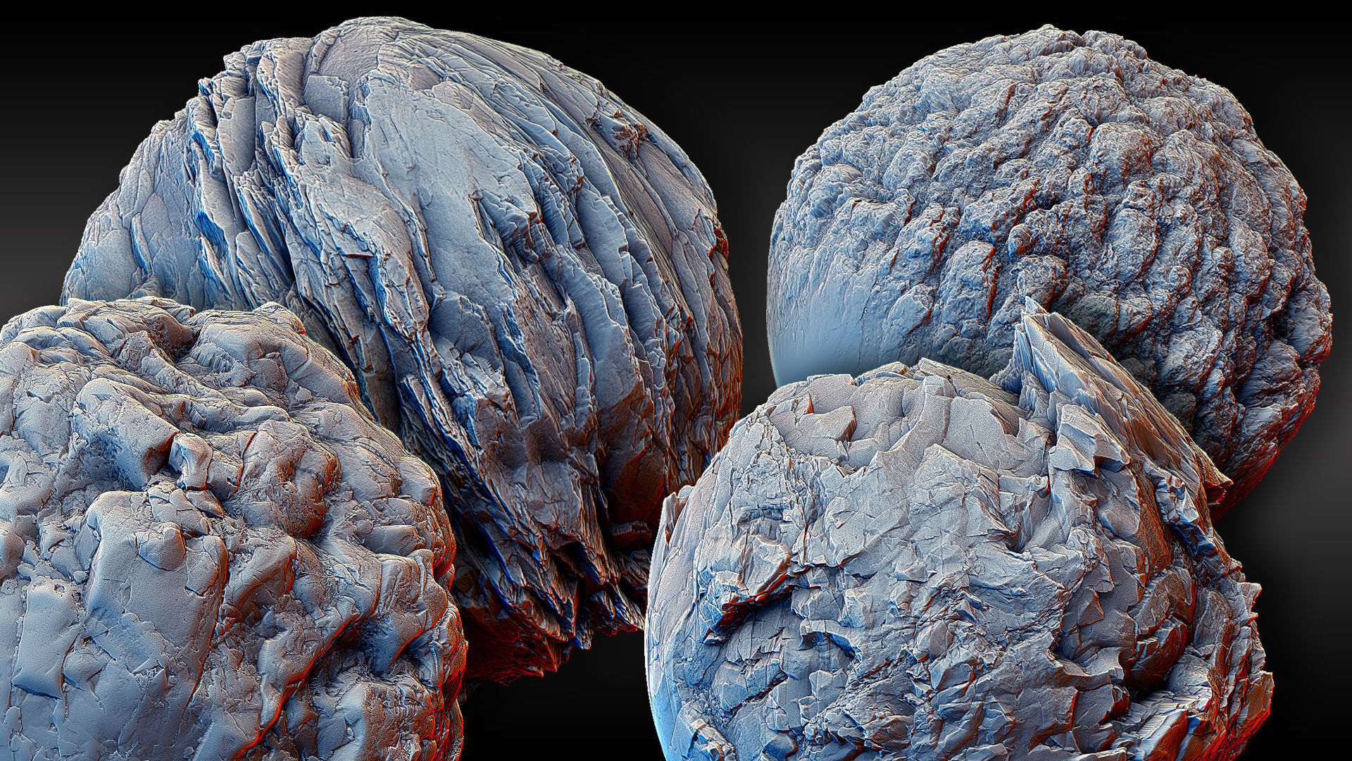 Ultra HQ Terrain Seamless Sculpt Zbrush brushes and Alphas Vol2 3D model_1