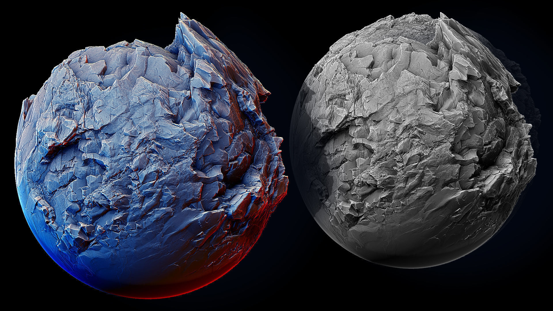 Ultra HQ Terrain Seamless Sculpt Zbrush brushes and Alphas Vol2 3D model_3