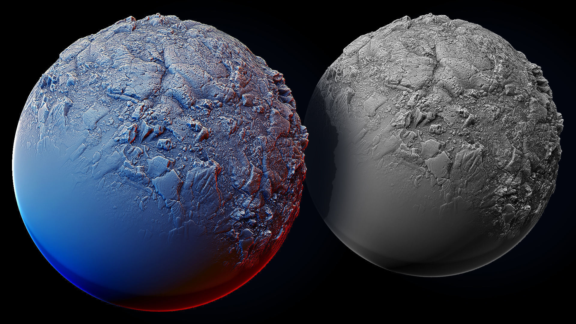 Ultra HQ Terrain Seamless Sculpt Zbrush brushes and Alphas Vol2 3D model_26