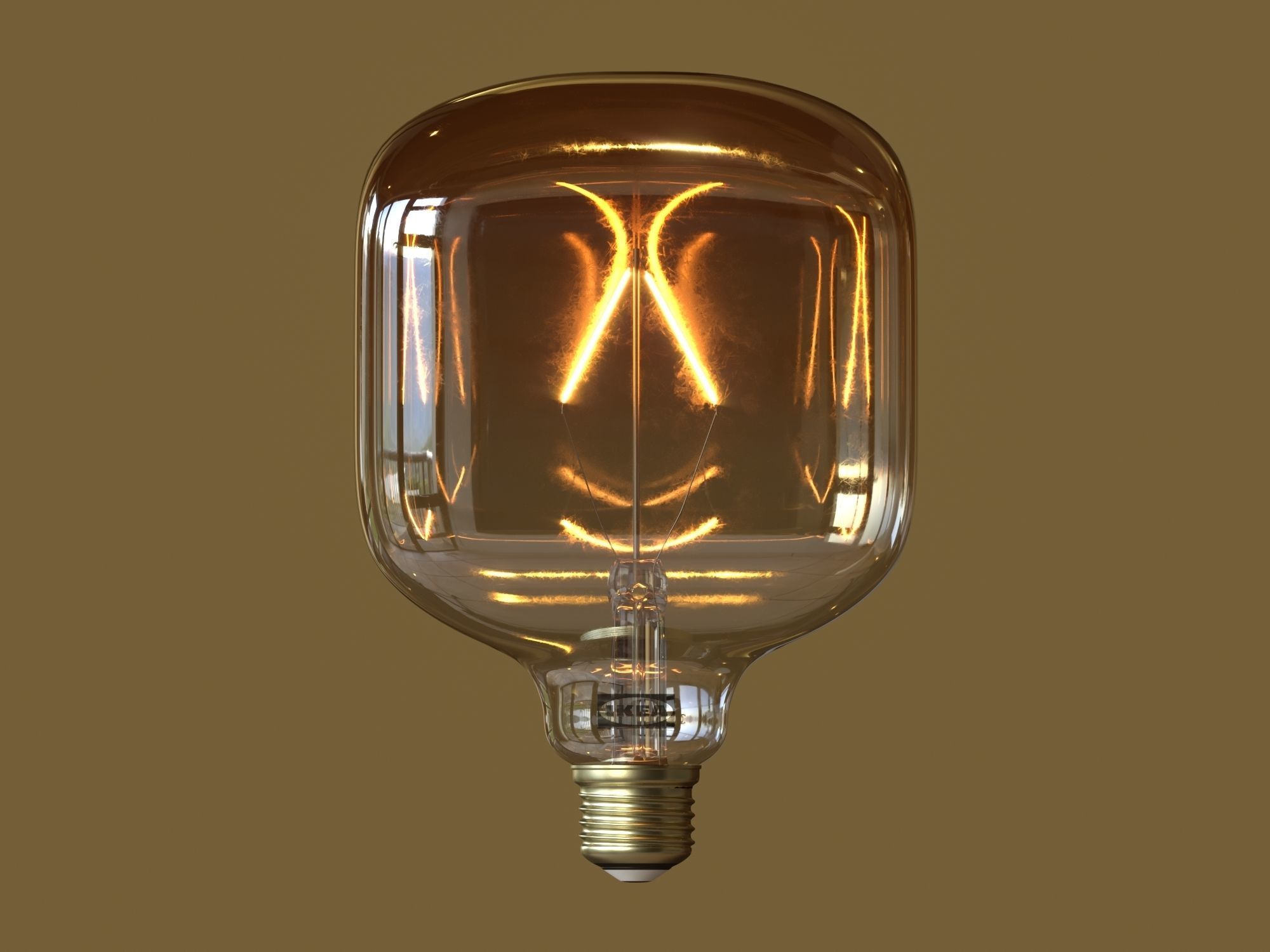 LUNNOM Led Bulb IKEA 3D model_9