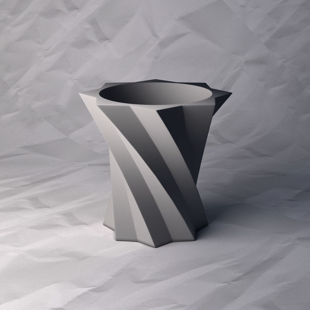 VASE 075 3D print model_6