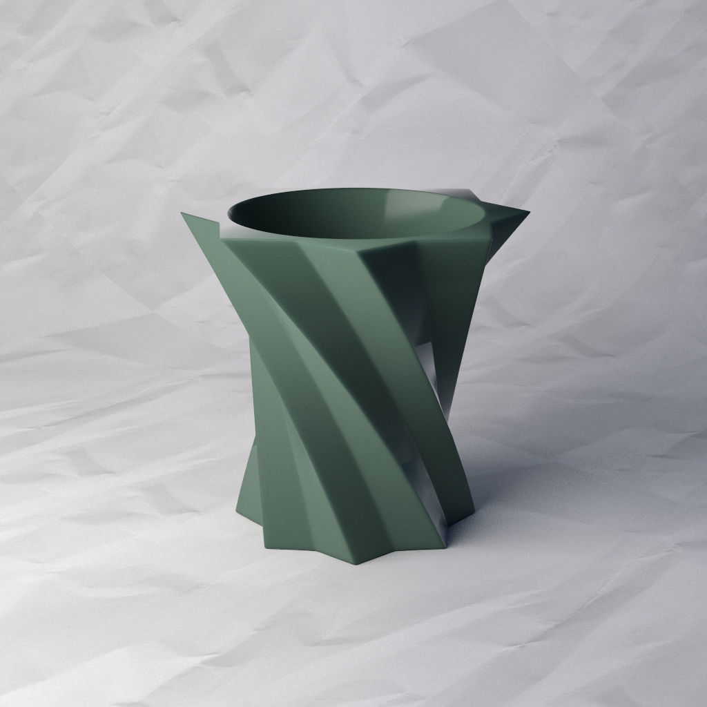 VASE 075 3D print model_5