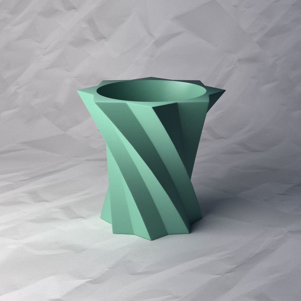 VASE 075 3D print model_2
