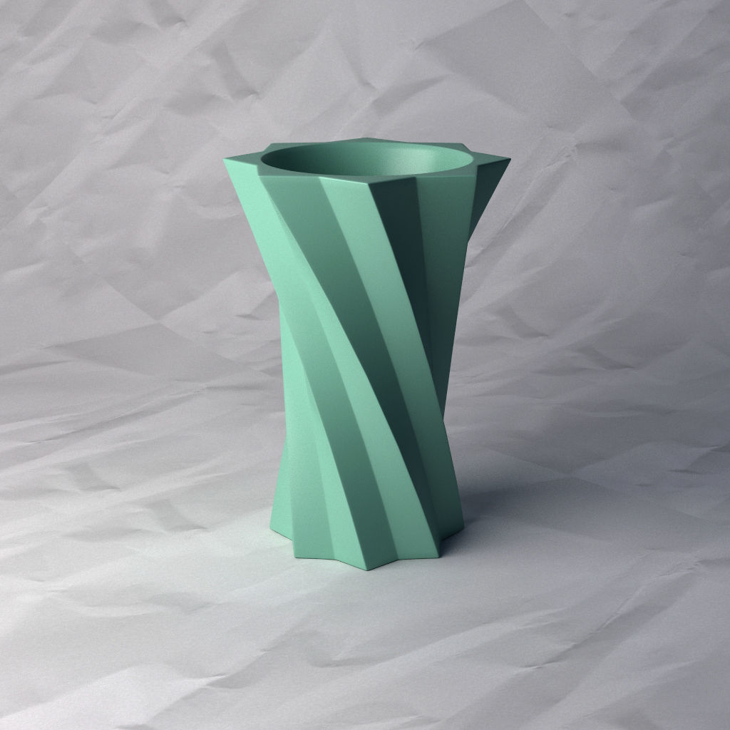 VASE 076 3D print model_2