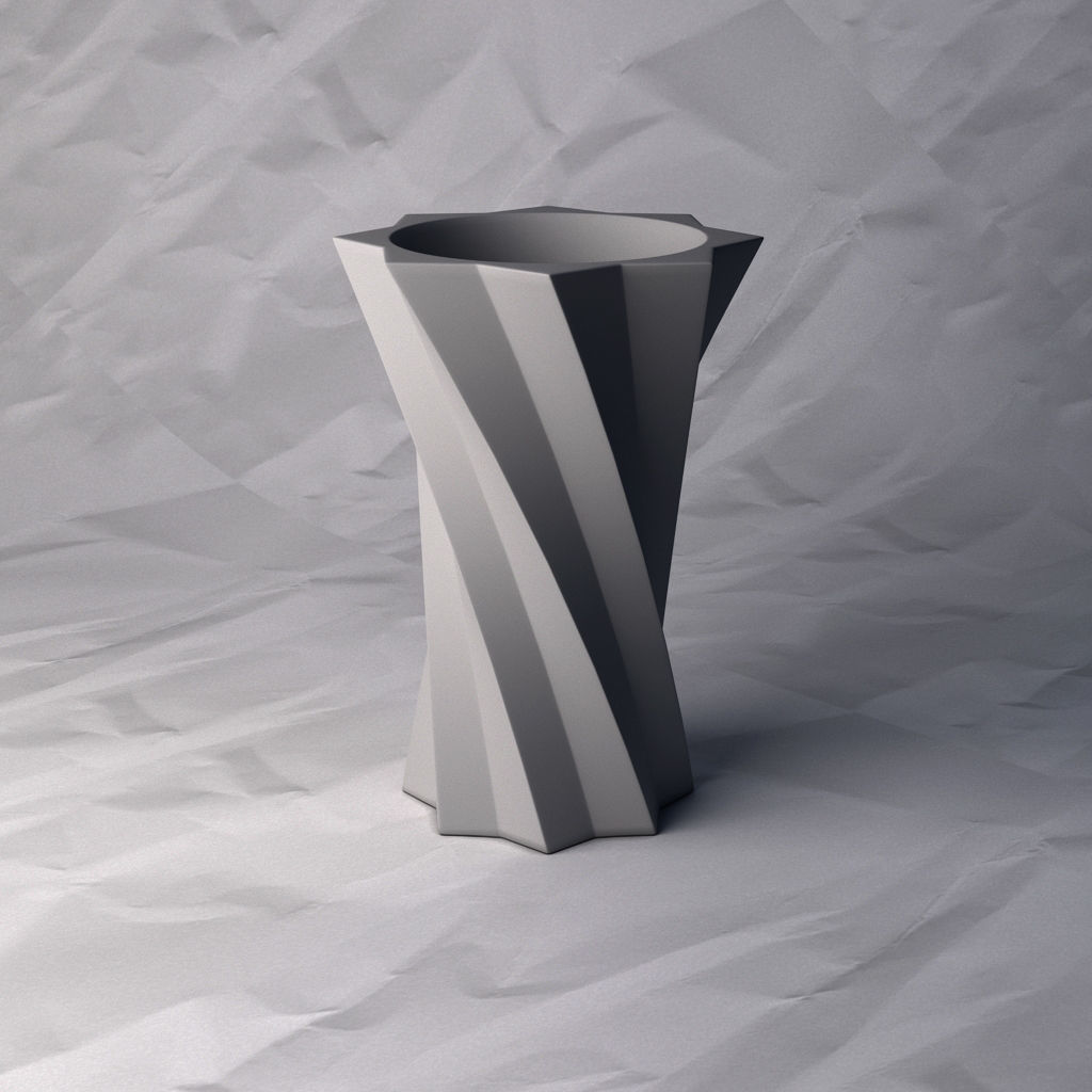 VASE 076 3D print model_6