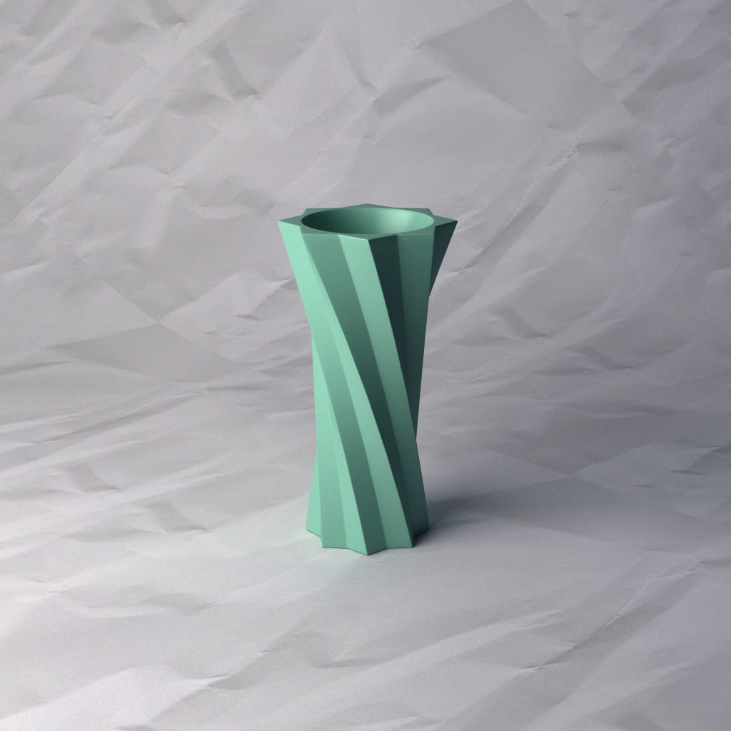 VASE 077 3D print model_2