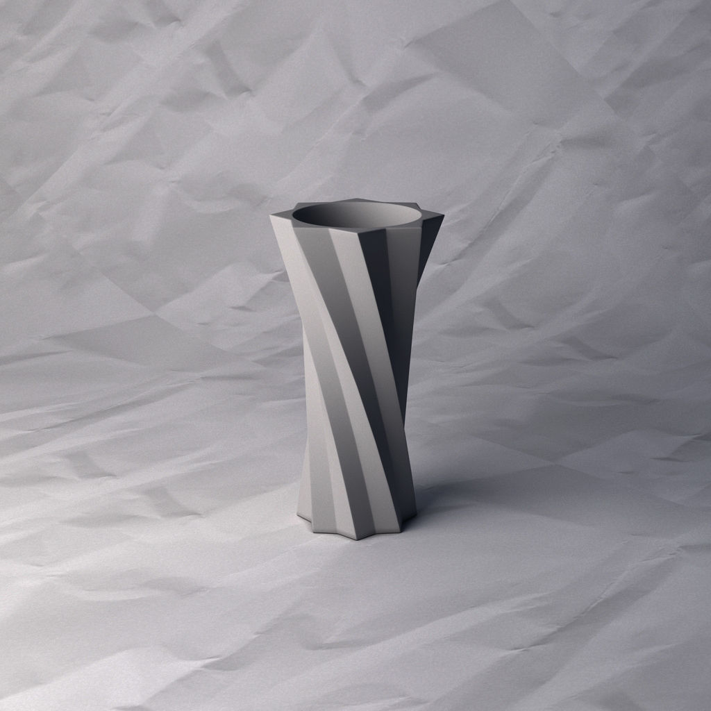 VASE 077 3D print model_6