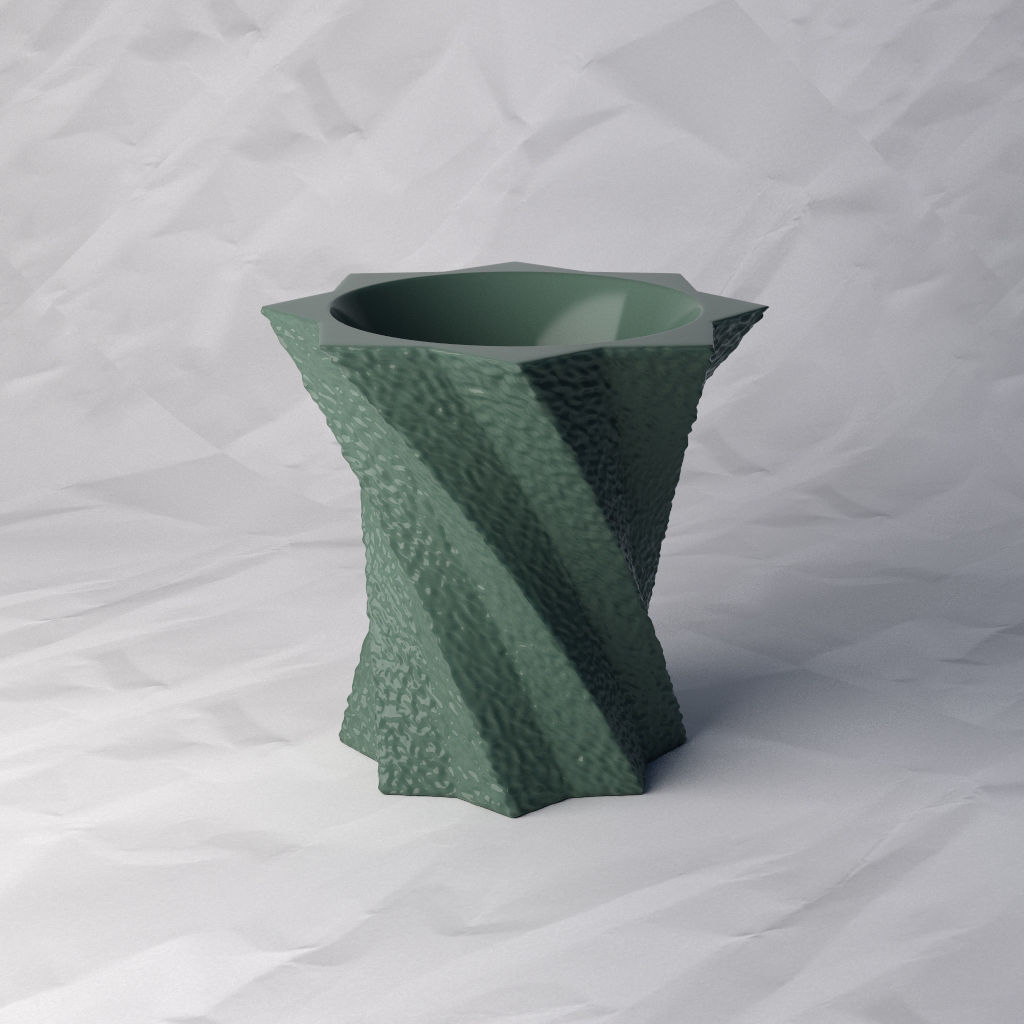VASE 081 3D print model_5