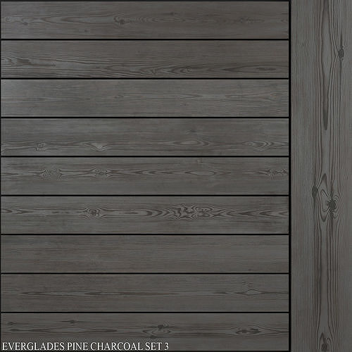 Peronda Everglades Pine Charcoal Set 3 3D model