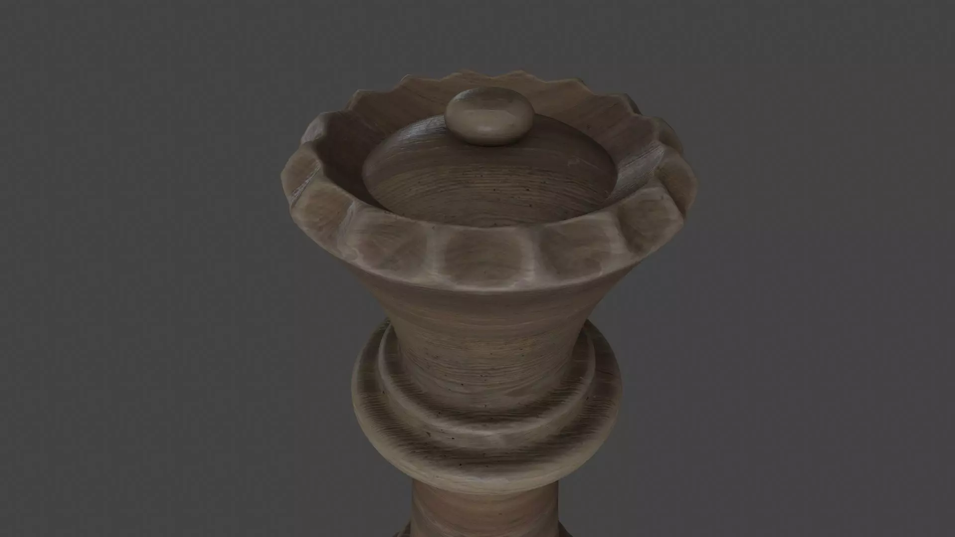 CHES-023 Wooden Queen  3D model_0