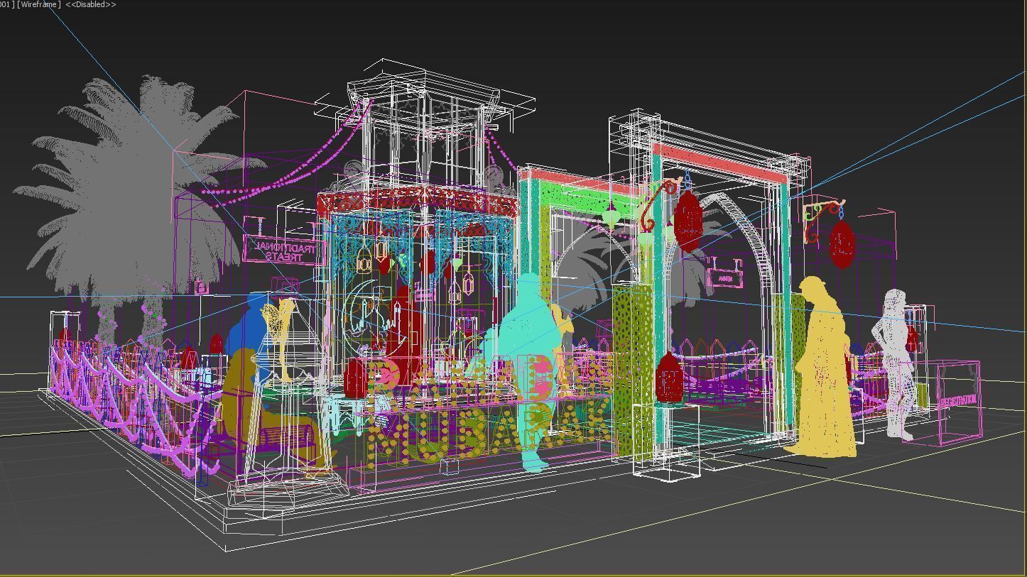 Ramadan Mall Decoration 3D model_6