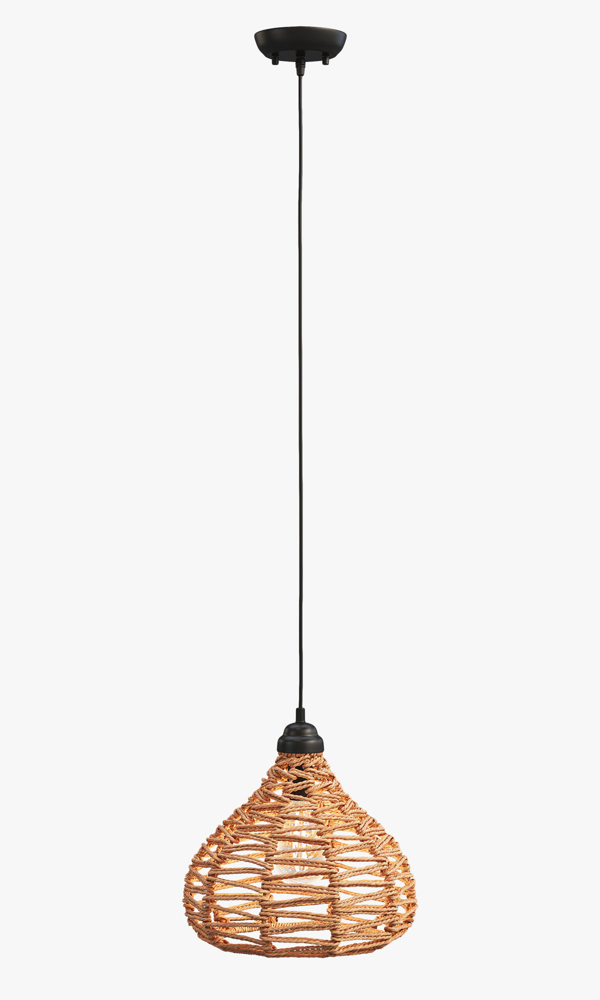 Joybird Nezz Natural Ceiling Lamp 3D model_7