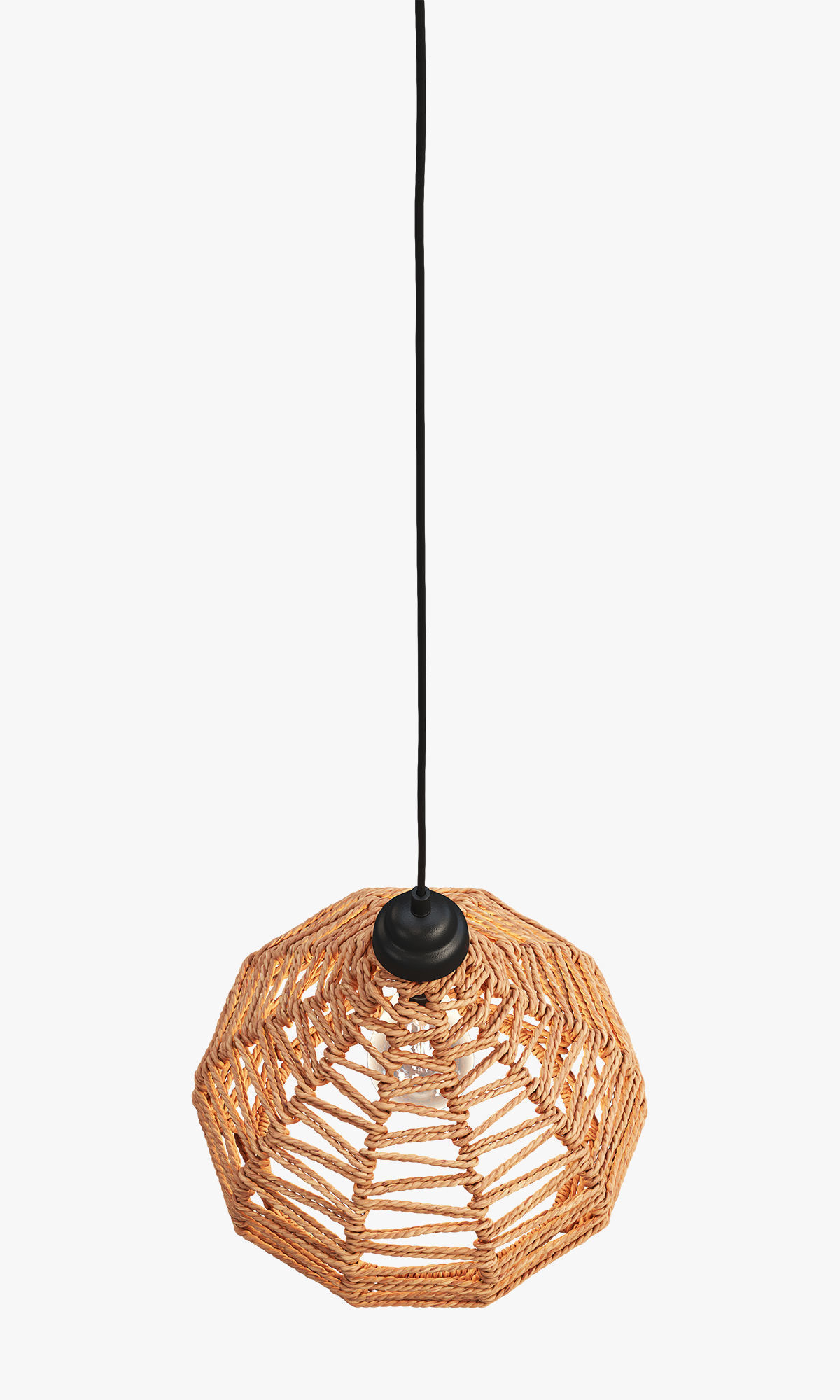 Joybird Nezz Natural Ceiling Lamp 3D model_9