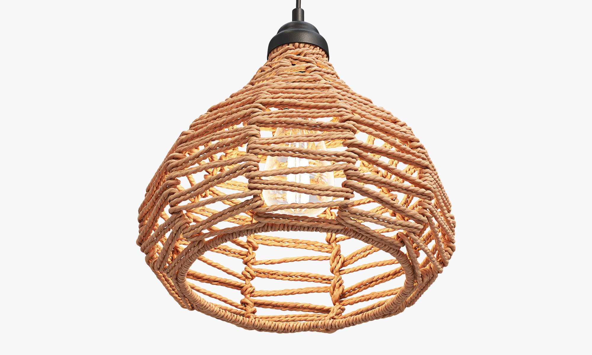 Joybird Nezz Natural Ceiling Lamp 3D model_1