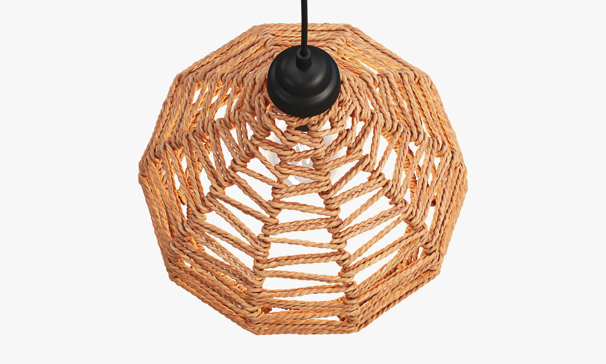 Joybird Nezz Natural Ceiling Lamp 3D model_6