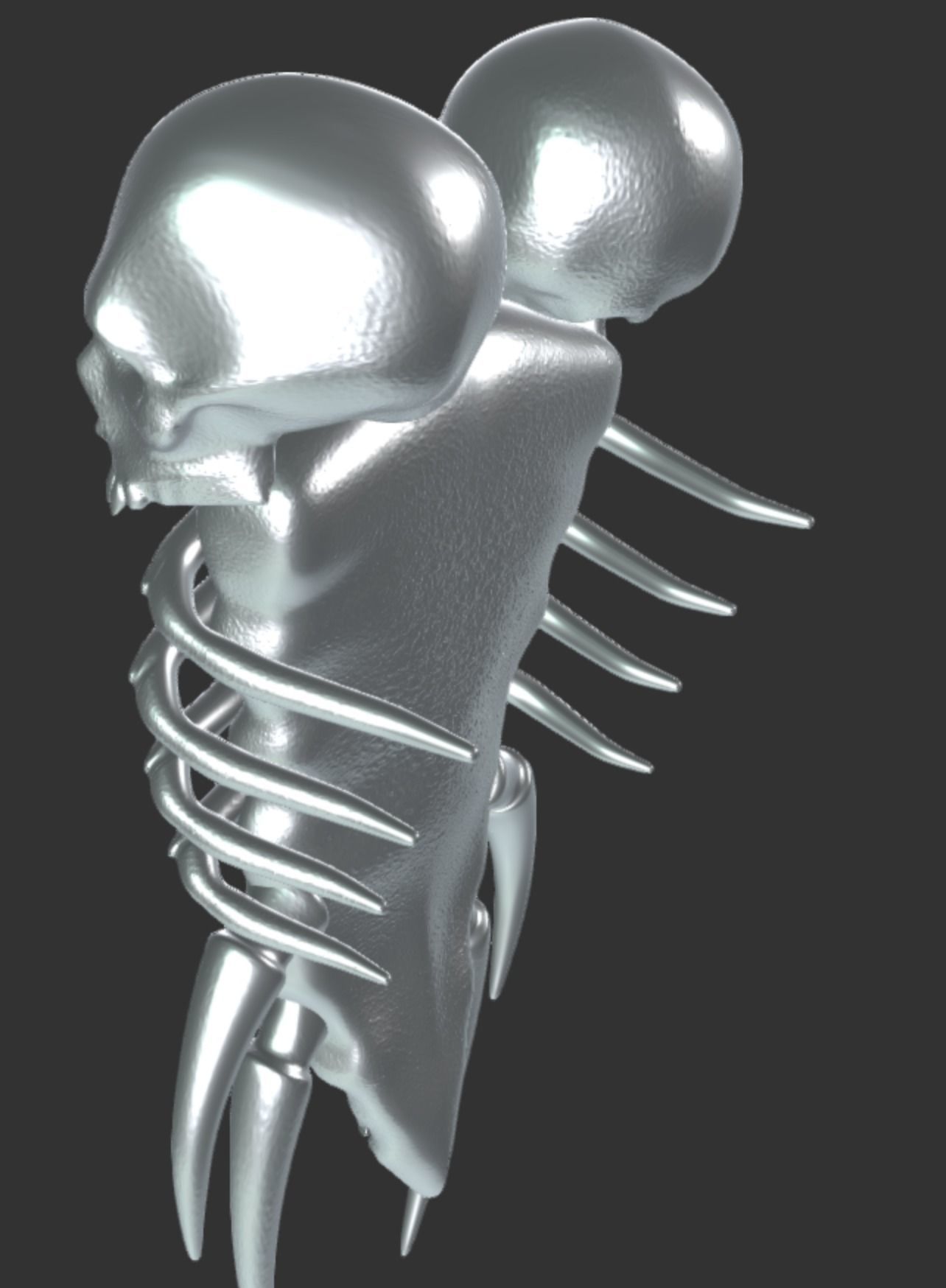 Diablo Bone Shield Necromancer 3D model_2