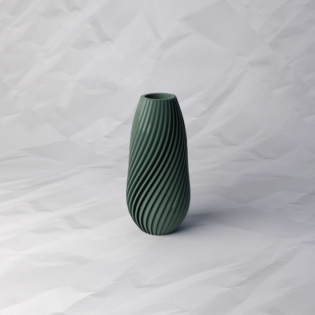 VASE 107 3D print model_5