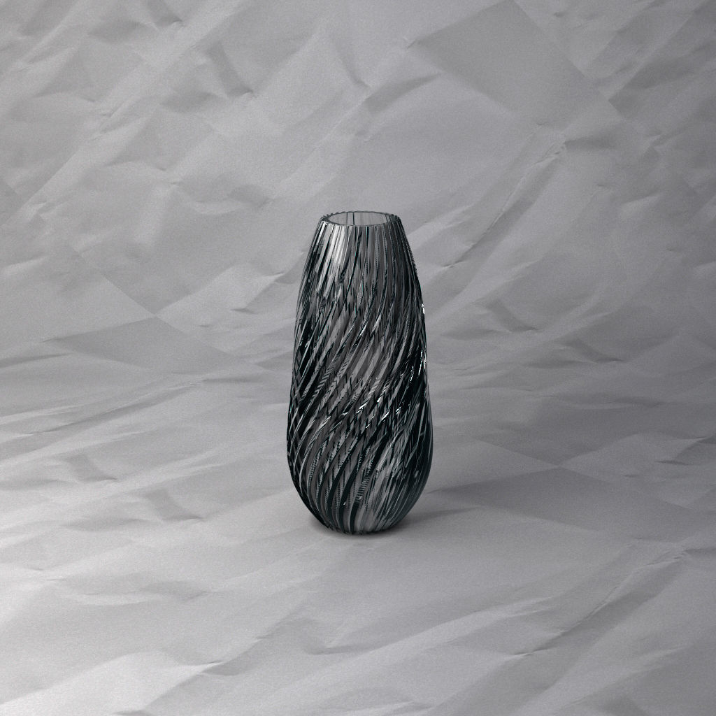 VASE 107 3D print model_3