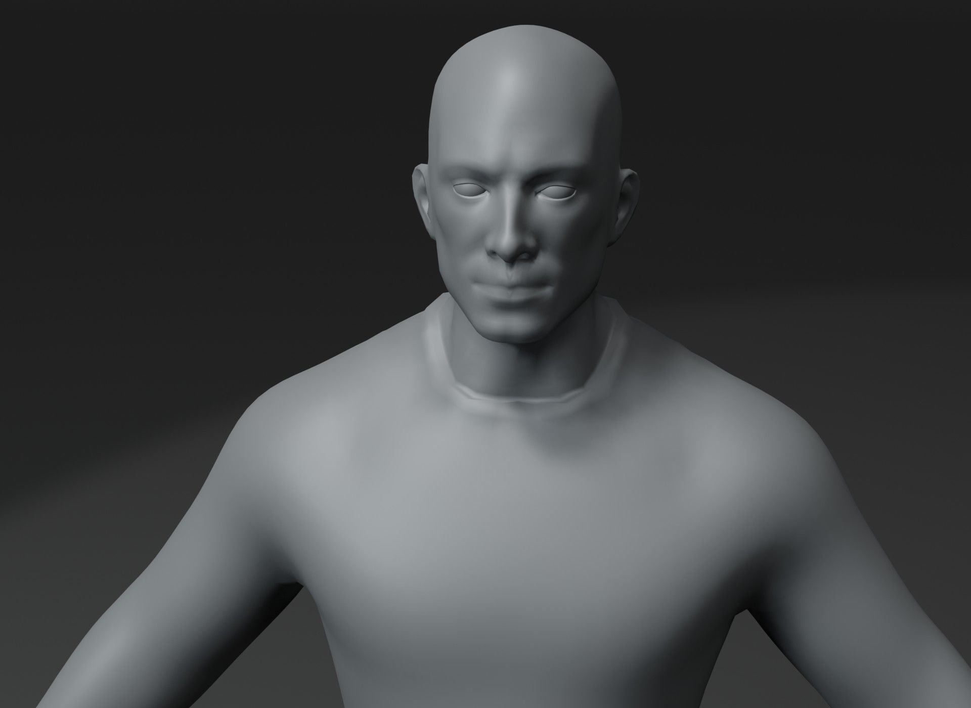 Clothed Male and Female Body Base Mesh 3D Model 10k Polygons 3D Model Collection_25