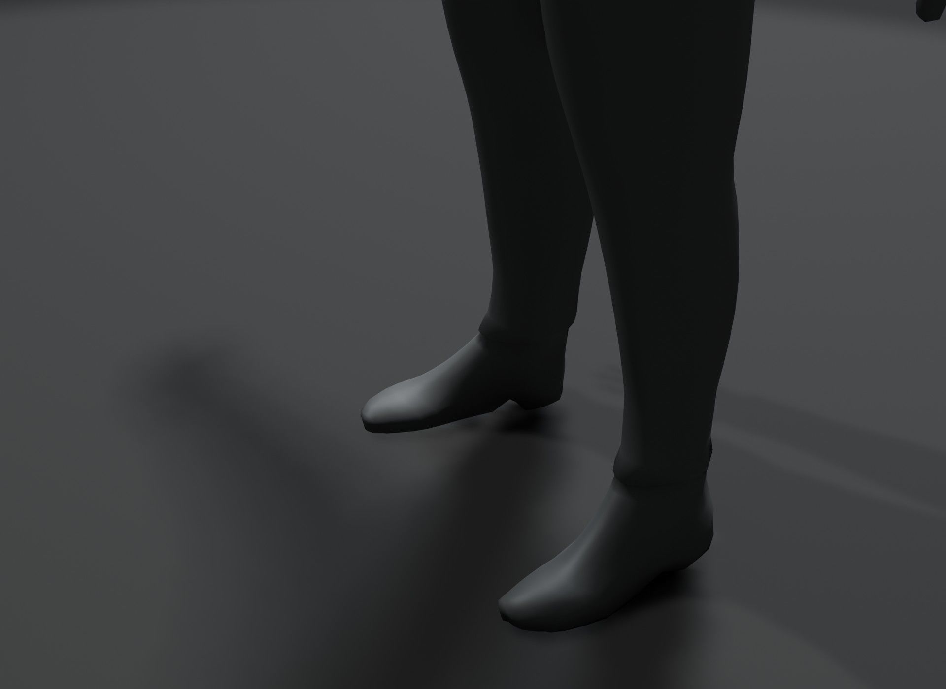 Clothed Male and Female Body Base Mesh 3D Model 10k Polygons 3D Model Collection_23