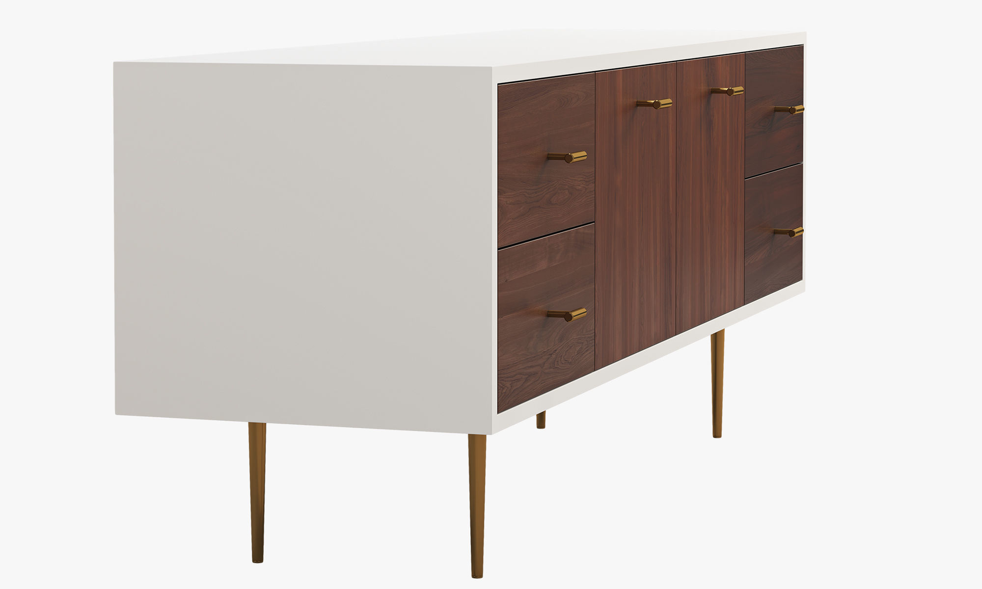 Joybird Aaro Small Media Console 3D model CGTrader