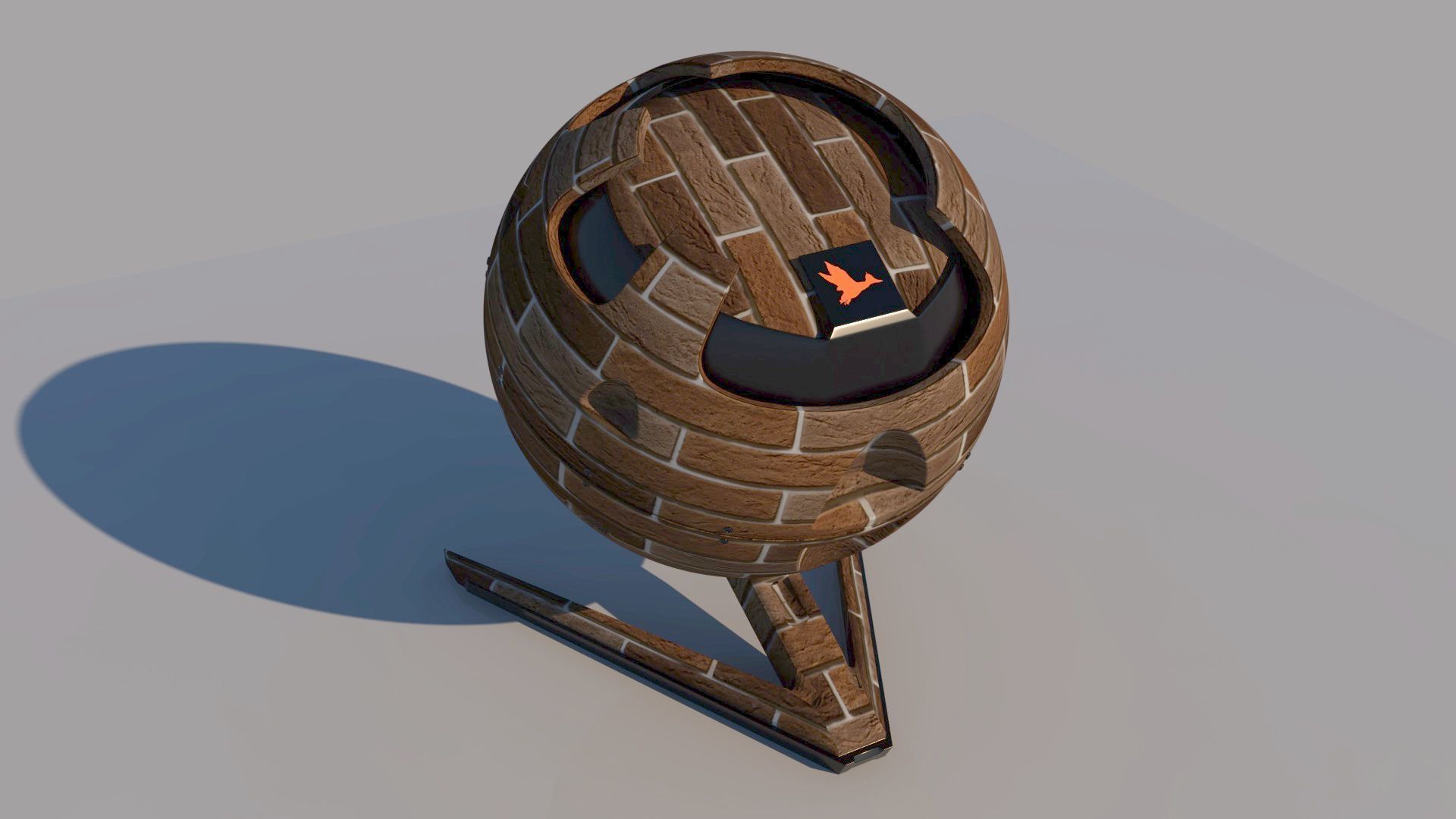 Dark Brick Material - VRay Shader Texture Texture_2