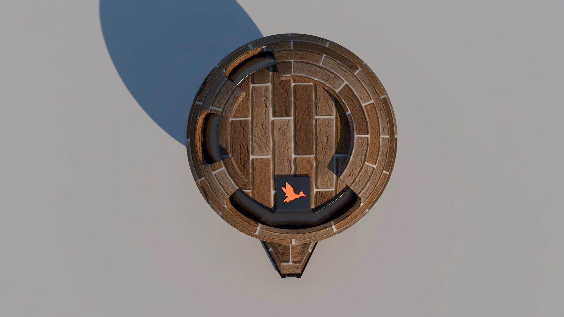 Dark Brick Material - VRay Shader Texture Texture_1