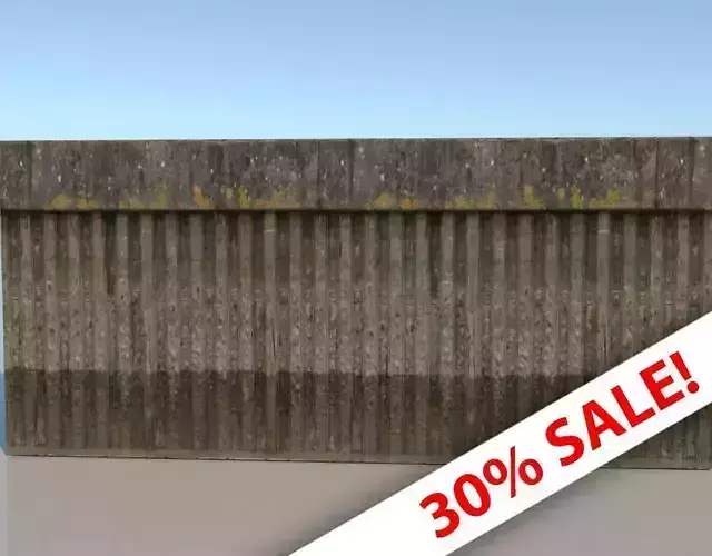 Canal or dock Wall Material - VRay Shader Texture