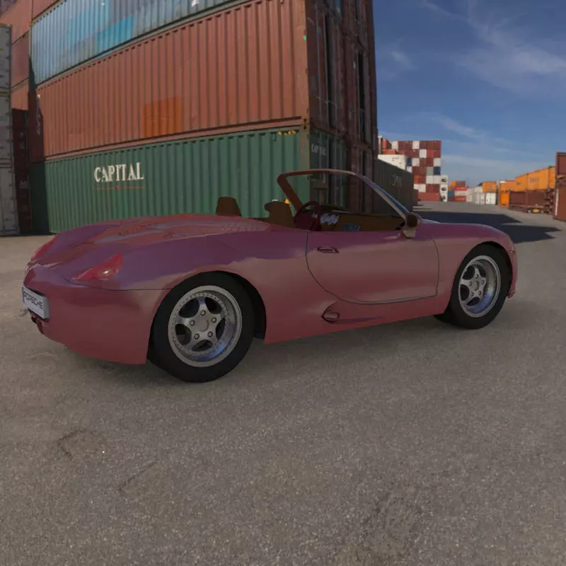Porsche Boxster 3D model