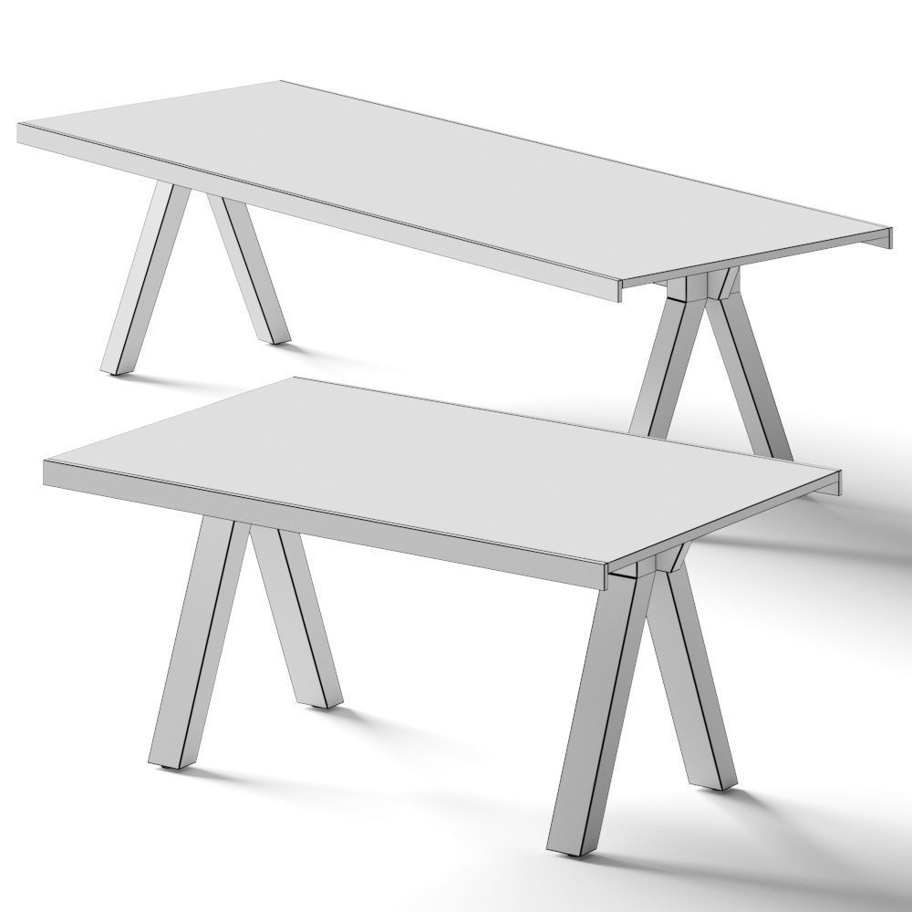 Kettal Vieques Dining Tables 3D model_1