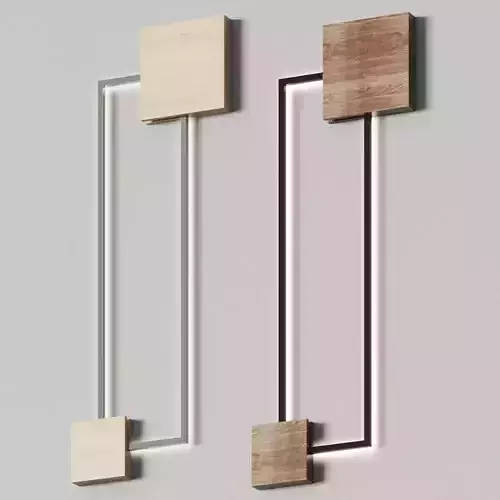 Foris lOrigine delle Idee Mondrian Parete Wall Lamp 3D model
