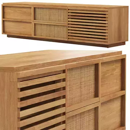 Joybird Lois Media Console 3D model