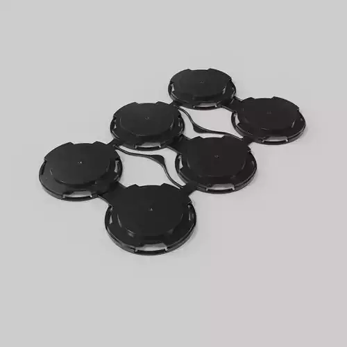 6-Pack - Snap Ring - Can Carrier 3D model