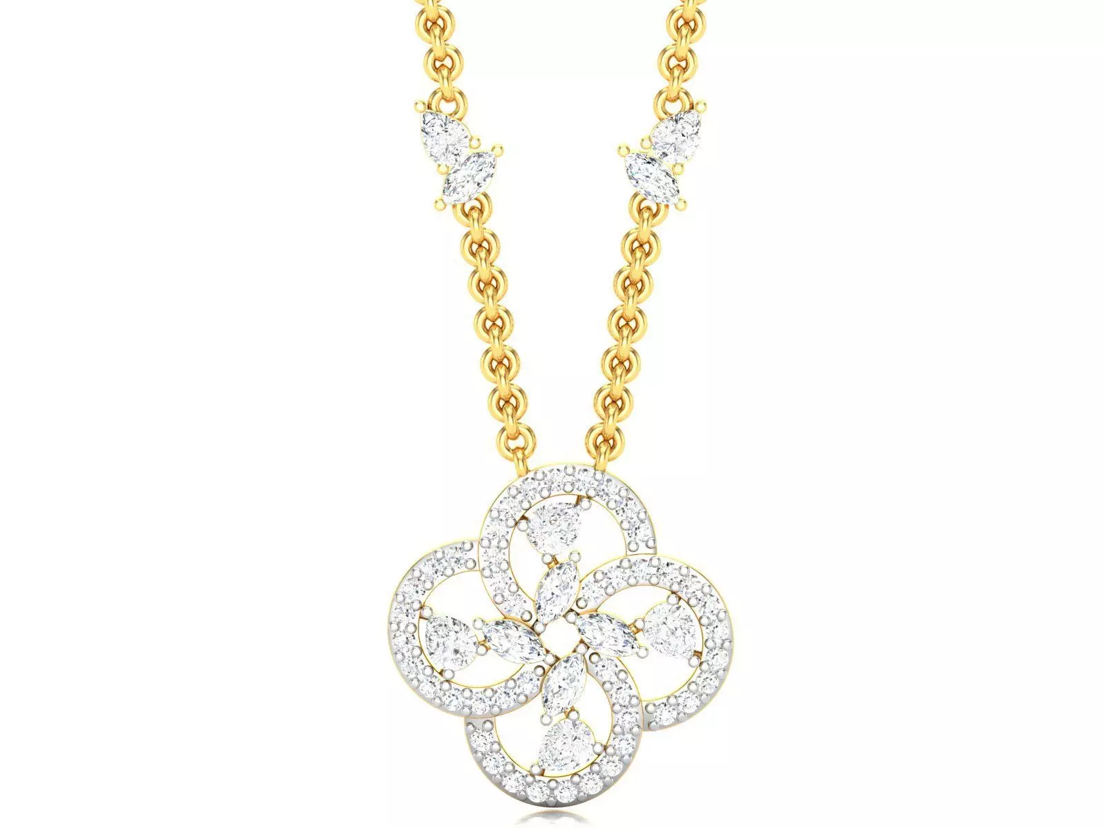 Women necklace 3dm render detail 3D print model_0