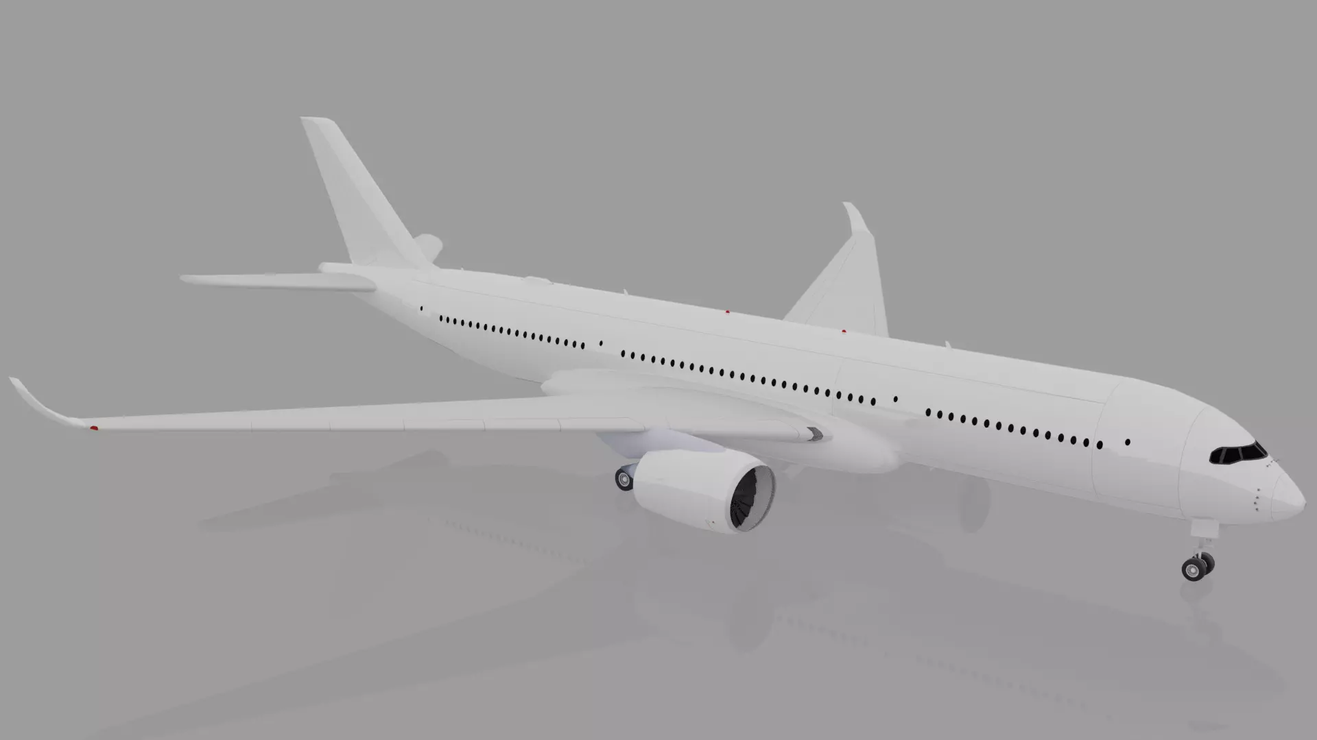 Airbus A350-900 XWB 3D model_0