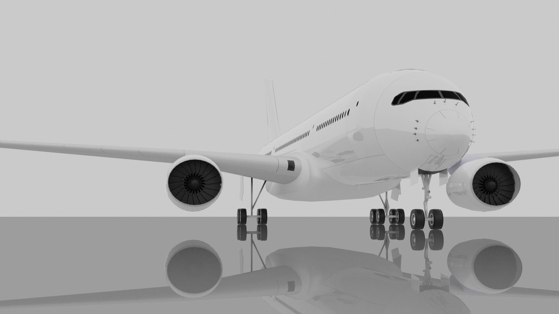 Airbus A350-900 XWB 3D model_4