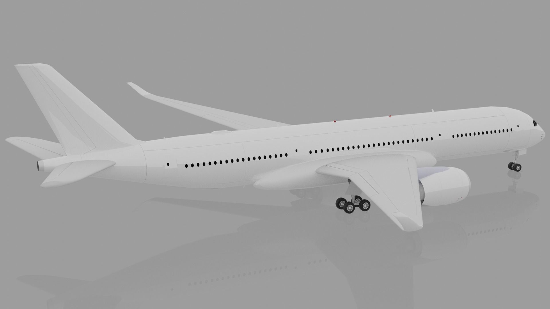 Airbus A350-900 XWB 3D model_3