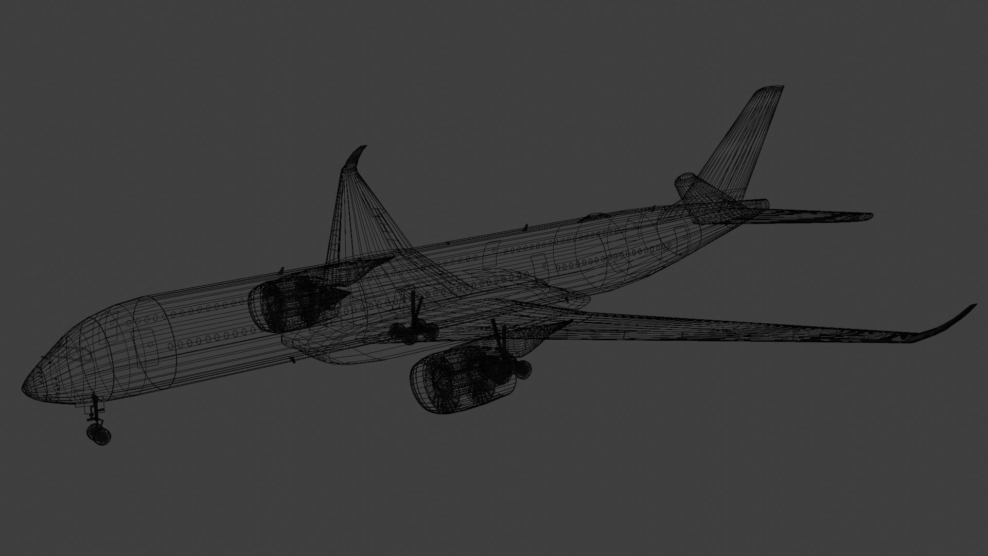 Airbus A350-900 XWB 3D model_8