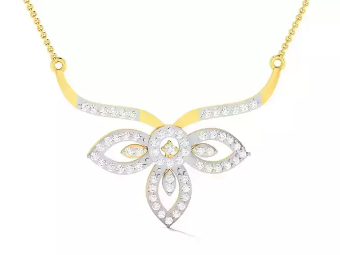 Women necklace 3dm render detail