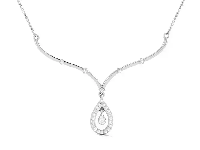 Women necklace 3dm render detail