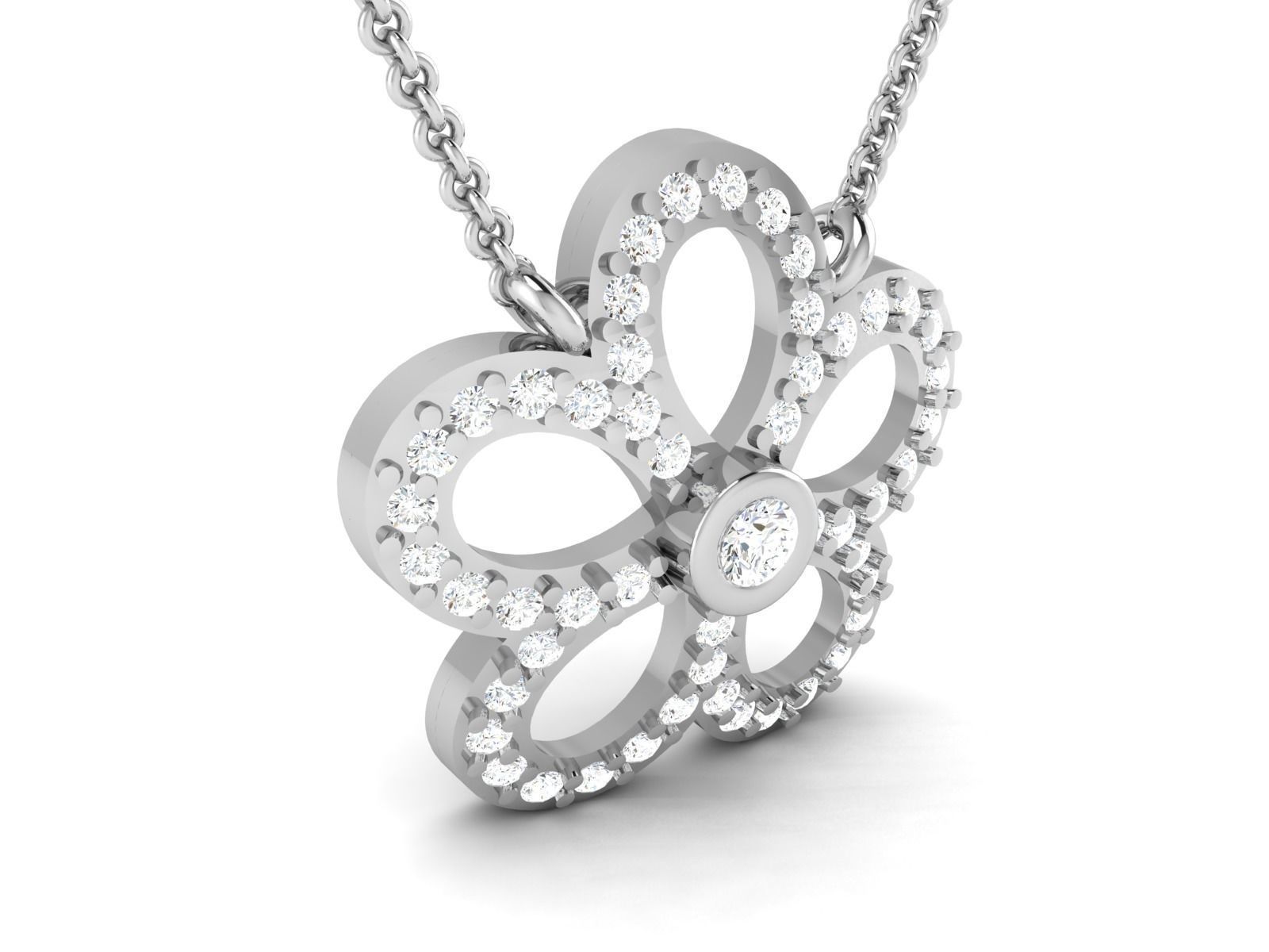 Women necklace 3dm render detail 3D print model_3