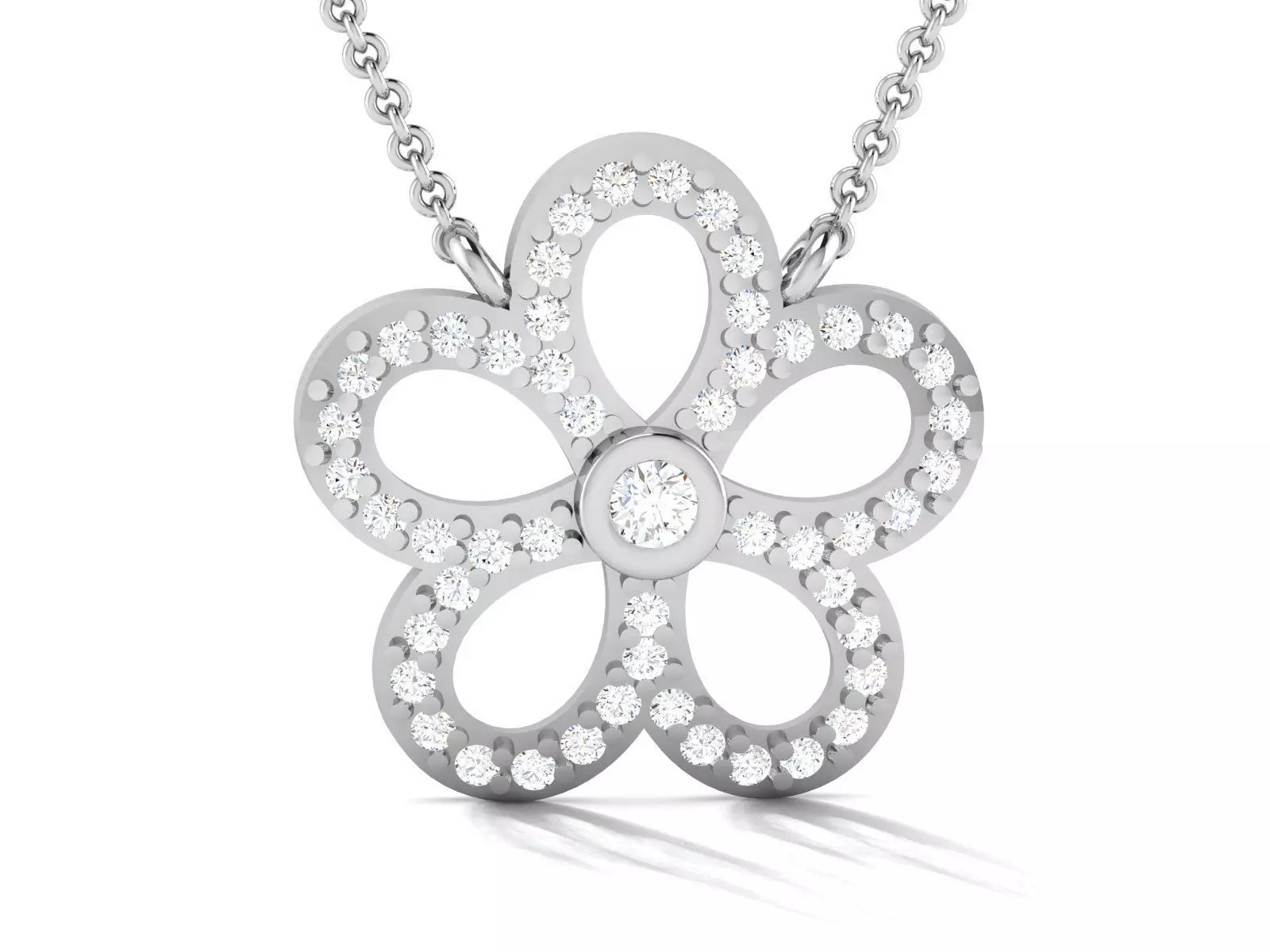 Women necklace 3dm render detail 3D print model_0