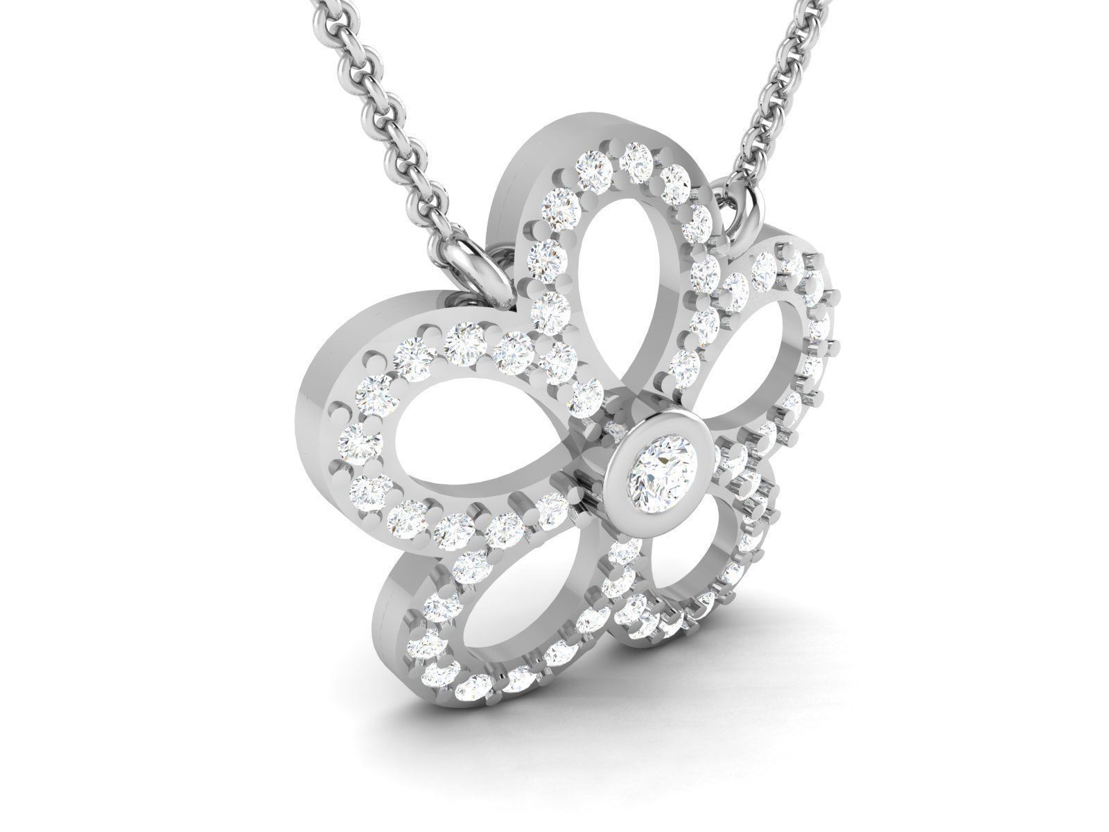 Women necklace 3dm render detail 3D print model_2