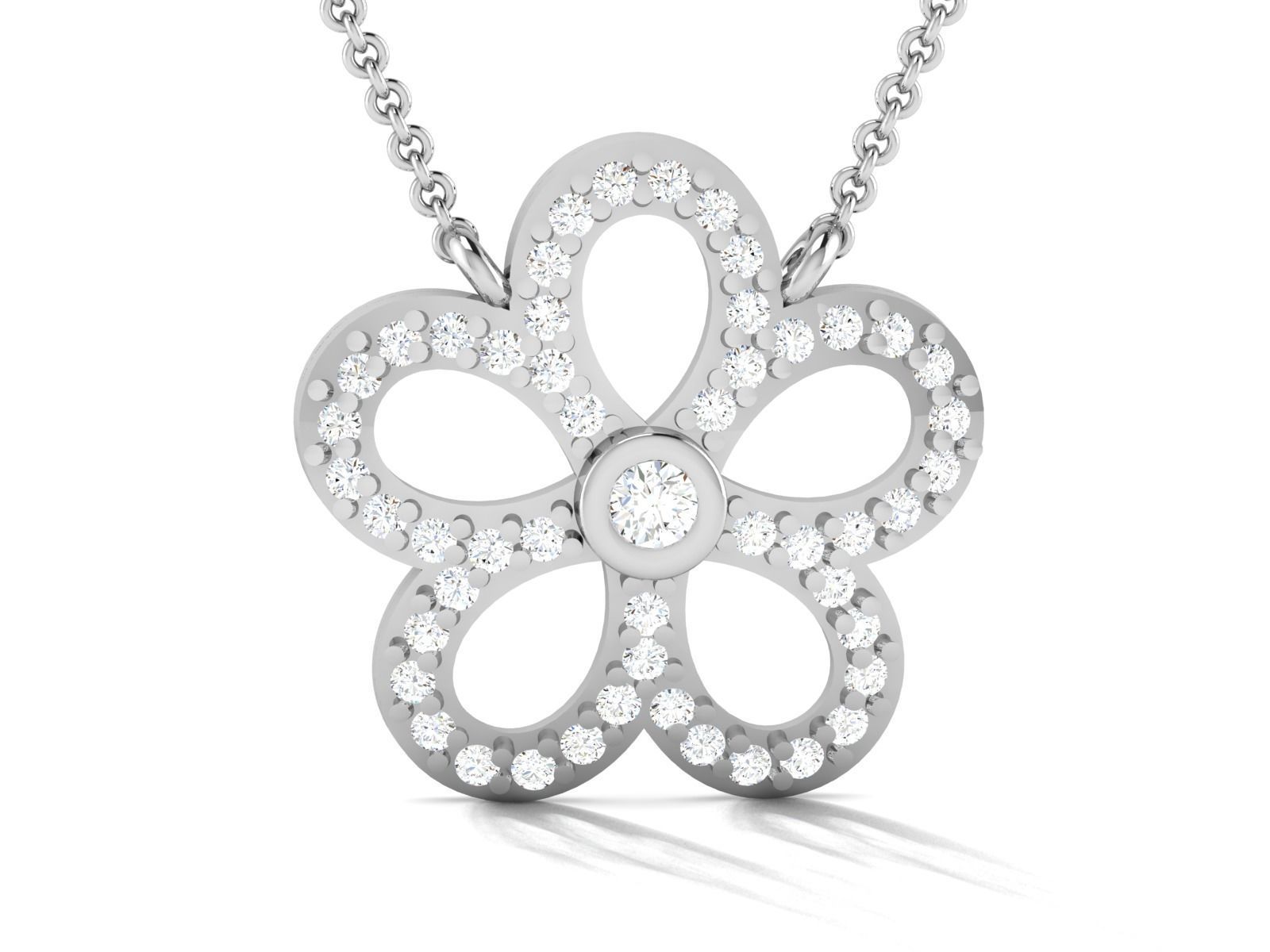 Women necklace 3dm render detail 3D print model_4