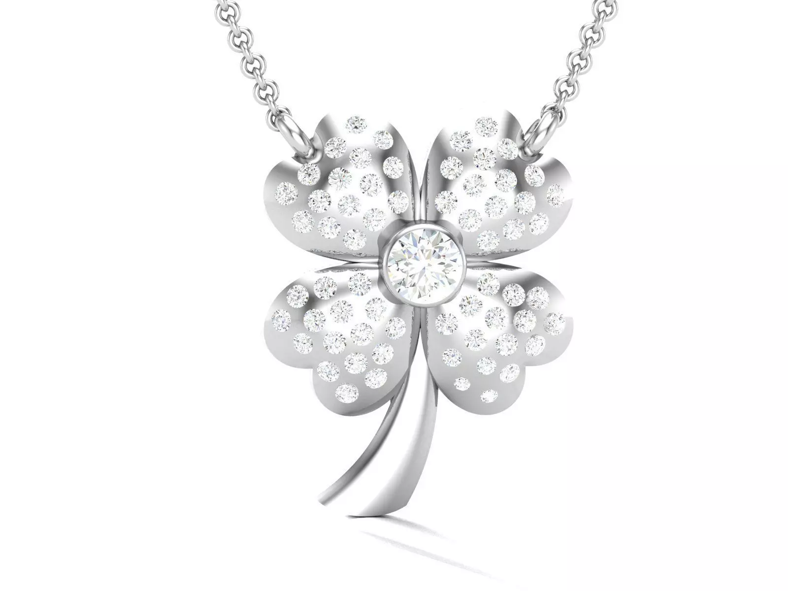 Women flower necklace 3dm render detail 3D print model