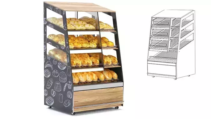 Shelf with Bread