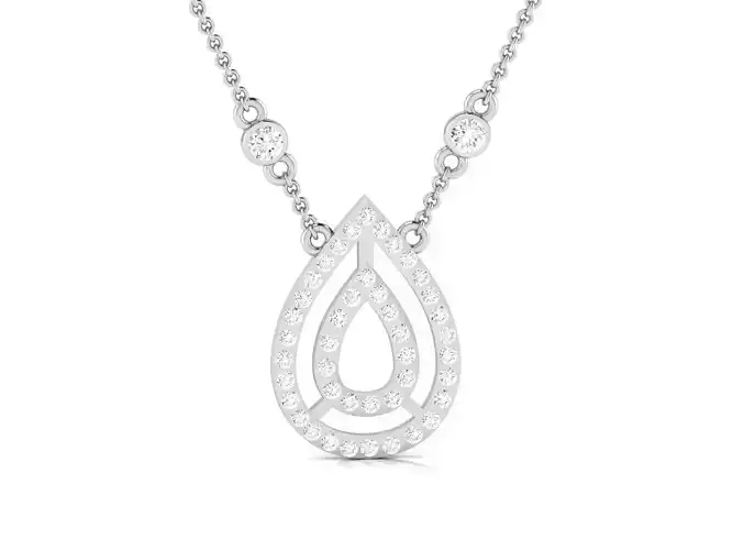 Women necklace 3dm render detail