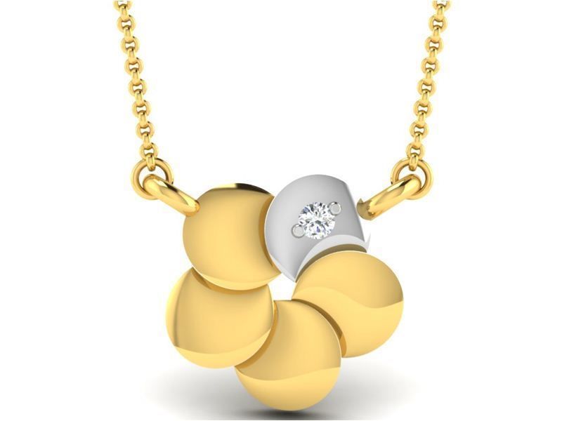 Women necklace 3dm render detail 3D print model_7